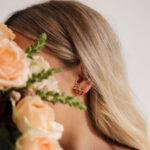 Floral Stud Earrings - Image 2