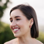 Floral Stud Earrings - Image 5