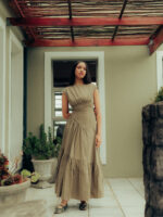The Natural Dress - Taupe - Image 2